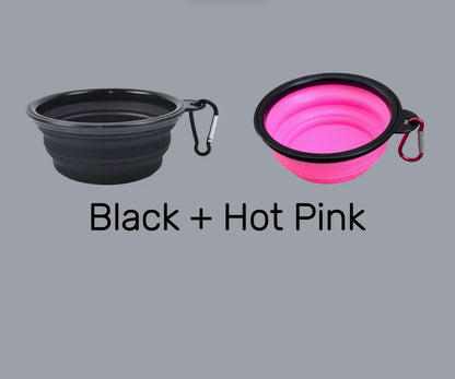 (2-PACK) Travel Dog Bowls- 12 FL OZ, Includes Six Bowls for Hydration and Comfort during Travel, Lightweight & Collapsible Design Toys