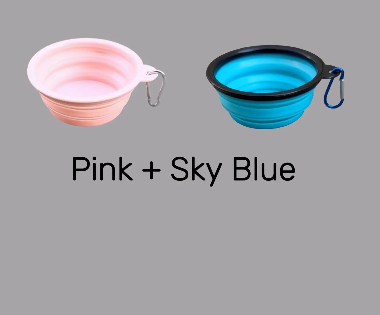 (2-PACK) Travel Dog Bowls- 12 FL OZ, Includes Six Bowls for Hydration and Comfort during Travel, Lightweight & Collapsible Design Toys